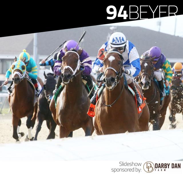 Tiz the Bomb, Jeff Ruby Steaks, BEYER Weekend Stakes Winners, April 2